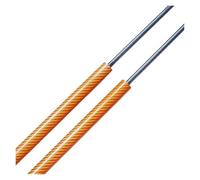 Resorte De Gas Maletero 2pcs De 580 Mm Troncal Para Elemento YH1/2 2003-2011 2010 2009 El Elevador Botas Trasero Soporta Los Amortiguadores De Resortes De Gas(Orange Carbon Fiber)