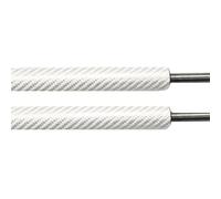 Resorte de gas Maletero Para Mitsubishi Para Montero SUV Amortiguador Deportivo, 2 Piezas, Portón Trasero, Puntales Cargados A Gas Muelle Neumático(SILVER CARBON FIBER)