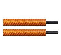 Resorte de gas Maletero Para Mitsubishi Para Montero SUV Amortiguador Deportivo, 2 Piezas, Portón Trasero, Puntales Cargados A Gas Muelle Neumático(ORANGE CARBON FIBER)