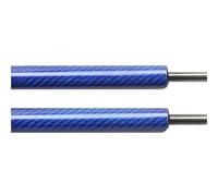 Resorte de gas Maletero Para Mitsubishi Para Montero SUV Amortiguador Deportivo, 2 Piezas, Portón Trasero, Puntales Cargados A Gas Muelle Neumático(BLUE CARBON FIBER)