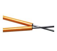 Resorte de Gas Para Chrysler Para Crossfire 2004-2008 Soporte Elevación Maletero Amortiguadores Puerta Trasera Amortiguador Maletero(Orange carbon fiber)
