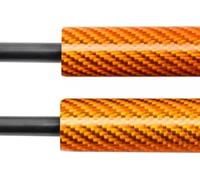 Resorte de gas Para Cupra Formentor 2020-2023 Capó Amortiguador hidráulico delantero Reinstalación Varillas de pistón(Orange Carbon Fiber)