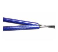 Resorte de Gas Para Toyoa Para Harrier XU30 2003-2013 Amortiguador Varilla Soporte Elevación Arranque Amortiguadores Puerta Trasera 520mm Amortiguador Maletero(Blue carbon fiber)