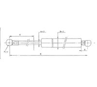 Resorte de gas STABILUS 5699MO