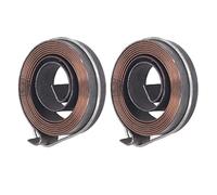 Resorte de Retorno para Prensa de Taladro, conjunto de Resorte de Bobina 0.8X10 con Gancho Doble, 37 Mm Diámetro Exterior (2 Piezas) Compatible con Taladro de Banco