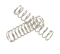 Resorte de retorno Resortes de retorno plata 40/50/60/70 mm, resortes helicoidales acero inoxidable 304 rebote robusto, 10 unidades(20MM*6MM*1.0MM)