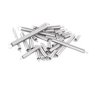Resorte de tensión de 0,5mm de diámetro, bucle cerrado/con gancho, diámetro exterior de 3/4/5/6mm, resortes de extensión de acero inoxidable 304, longitud de 15/20-200mm(15mm -10pcs,5MM_CLOSED LOOP)