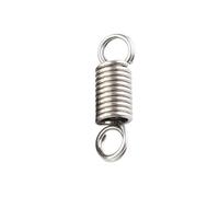 Resorte de tensión de extensión helicoidal cilíndrico con gancho de anillo, diámetro de alambre de acero inoxidable de 0,7 mm, 5/10 unidades(85mm (5Pcs),5mm-0.7mm)