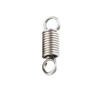 Resorte de tensión de retroceso cilíndrico helicoidal con gancho de anillo, 2/5 piezas, alambre de acero inoxidable de 0,8 mm de diámetro.(80mm (2Pcs),10mm-0.8mm)