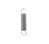 Resorte de tensión extendido con doble gancho, Resortes de tensión con ganchos acero inoxidable, 10 Uds., 8x0,8mm, 20-50mm, for accesorios herramientas(50mm)