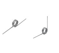 Resorte de torsión elástico 90/180 grados, diámetro exterior del alambre 1,6mm, 10/11/13/14/18/20/22 acero(1.6x18x45mm,180 degree)