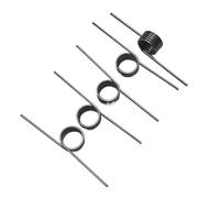 Resorte de torsión en forma de V de acero de 65Mn, alambre de 1,4mm, 3 vueltas, 10 Uds., ángulo 60/90/120/180 grados(7.5mm(10pcs),1.4mm(180 Angle))