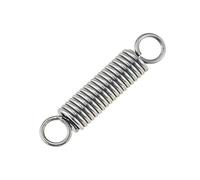 Resorte de tracción de doble gancho, Muelle de tensión doble gancho, 10 unidades muelles pequeños, diámetro del alambre 0,5 mm, expansión(0.5 * 5 * 50mm)