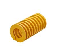 Resorte espiral Resorte de compresión for estampación en espiral, amarillo, diámetro exteri0r 6 mm, 8, 25 y 50, bobina carga pequeña, 1 unidad(75 * 22MM)