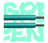 Resorte Gas Capó Amortiguador Gas Para Capó Delantero Resorte Elevación Puntales Capó Para VW Para Tiguan 5N 1.ª Generación 2007-2018 Varilla Hidráulica(Green Carbon Fiber)