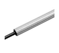 Resorte Gas Capó Para Hyundai Para Genesis Coupe BK 2008-2016 Soporte Elevación Capó Delantero Amortiguador Choque Resorte Varilla Apoyo Amortiguador Barra Apoyo(Silver carbon fiber)