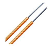 Resorte Gas Maletero 2 Piezas Para Skoda Para Superb Estate Para Mk2 Para B6 Para Typ3T 2008-2015 Amortiguador Soporte Elevación Maletero Trasero(Orange Carbon Fiber)