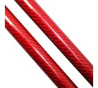 Resorte Gas Maletero Amortiguadores De Maletero Puntales Pistón Y Vástago 04741SAA010 Para Jazz Para Fit 2001-2008 Hatchback Amortiguadores Maletero(Red Carbon Fiber)