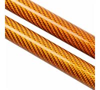 Resorte Gas Maletero Amortiguadores De Maletero Puntales Pistón Y Vástago 04741SAA010 Para Jazz Para Fit 2001-2008 Hatchback Amortiguadores Maletero(Orange Carbon Fiber)