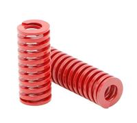 Resorte Gas Maletero Resortes Compresión Estampación En Espiral Carga Media Roja, Herramienta Barra Elevación Soporte Puntal Portón Trasero Maletero Amortiguador Portón(125 mm,8mm (1piece))