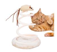 Resorte para Gatos - Juguete Interactivo Con Movimiento Para Felinos - Juego De Enriquecimiento Con Actividades De Caza De Ratones Para Gatitos De Todas Las Razas Y Tamaños Reduce El Aburrimiento En J