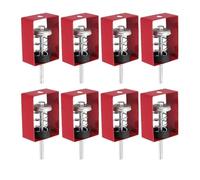 Resorte Vibración Aislador Paquete de 8 amortiguadores de techo con resortes, soportes antivibración de 20 kg for aires acondicionados