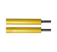 Resortes Capó Para Soportes Elevación Cubierta Frontal Amortiguador Gas Modificado Resorte Sin Taladro Para Hyundai Para Elantra AD 6th Amortiguadores Maletero(Yellow Carbon Fiber)
