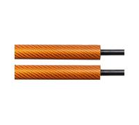 Resortes Capó Para Soportes Elevación Cubierta Frontal Amortiguador Gas Modificado Resorte Sin Taladro Para Hyundai Para Elantra AD 6th Amortiguadores Maletero(Orange Carbon Fiber)