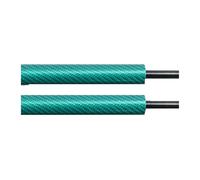 Resortes Capó Para Soportes Elevación Cubierta Frontal Amortiguador Gas Modificado Resorte Sin Taladro Para Hyundai Para Elantra AD 6th Amortiguadores Maletero(Green Carbon Fiber)