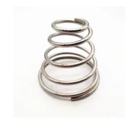 Resortes cónicos de compresión metal, 10 piezas resortes torre acero inoxidable 304, diámetro del alambre: 0,6 mm,7,8, batería(0.5 * 8/11 * 20 * 8)