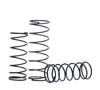 Resortes de compresión de acero al manganeso 65, 3.5mm diámetro del cable, 30mm diámetro exterior, 50mm longitud libre, negro, 2Pcs