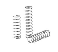 Resortes de compresión de acero inoxidable, Diámetro del alambre 0.25mm, Diámetro exterior 2.5mm, Longitud 4mm
