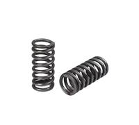 Resortes de compresión de resorte de presión de acero al manganeso, resorte de ennegrecimiento de alta elasticidad, diámetro del alambre de 1,0mm, diámetro exterior de 5-20mm, longitud de 10-50mm(25mm