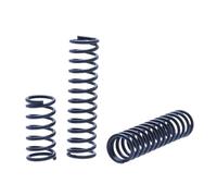 Resortes de compresión de resortes de acero de 10 piezas, resorte de 0,7mm x 4mm x 25mm, negro, 10 Uds., 0,7x4x25mm