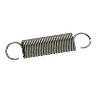 Resortes de doble gancho, Muelles de extensión resorte compresión, diámetro del alambre gancho, 1,0mm, exterior, 8mm, longitud 30-300mm, 2 uds(1.0 x 8 x 130mm)