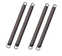 Resortes De Extensión Con Gancho Muelle 200mm, Diámetro Del Cable 2,5mm, Diámetro Exterior 20mm 4Piezas