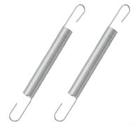 Resortes de extensión con ganchos, 4 pulgadas, paquete de 2 unidades, repuesto mecánico de acero resistente para cortacésped, electrodomésticos, barcos, herramientas, maquinaria