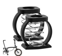 Resortes de hebilla en C, abrazadera de bisagra de límite de bicicleta | 2 piezas de accesorios de resorte C resistentes - accesorios de bicicleta ligeros ajustables y ligeros muelles con hebilla C