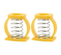 Resortes De Hebilla En C: Sujetadores Metálicos De Alta Resistencia, Resortes De Clip En Forma De C De 2 Piezas, Accesorio Para Bicicleta | Clips De Retención De Fácil Instalación De Acero Ino