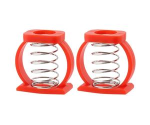 Resortes De Hebilla En C: Sujetadores Metálicos De Alta Resistencia, Resortes De Clip En Forma De C De 2 Piezas, Accesorio Para Bicicleta | Clips De Retención De Fácil Instalación De Acero Ino