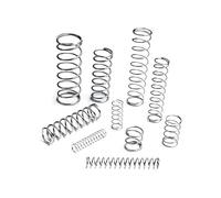 Resortes de microcompresión de acero inoxidable, 20 piezas, diámetro de alambre de 0,4mm, diámetro exterior y longitud múltiples(15mm,4.5mm)