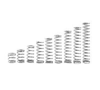Resortes de microcompresión de acero inoxidable, 20 piezas, diámetro de alambre de 0,5mm, diámetro exterior y longitud múltiples(40mm,3mm)