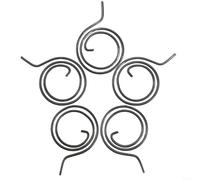 Resortes de repuesto para manija de puerta interior, 5 unidades, diseño de bobina redonda para sistemas de pestillo de palanca basados en torsión, compatible con modelos FMTB MSNH y FW (FMTB-MSC)