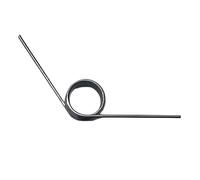 Resortes de retorno en forma de V, Resortes de torsión de acero con resorte de 65Mn, diámetro de alambre de 0,8mm, varios tamaños, 10 Uds.(4MM*120 * 3)