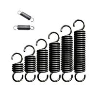 Resortes de tensión de gancho abierto, resorte de extensión de bobina de resorte de tracción, diámetro de alambre de 1,2mm de diámetro exterior, 8mm/9mm/10mm/12mm, 10 Uds.(1.2x9x90mm-10pcs)