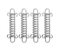 Resortes de Tensión de Tienda, 4 Piezas Muelle Traccion para Camping Hebilla de Tensor Resorte Accesorios de Fijación para Toldos Accesorios para Acampar