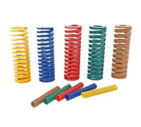 Resortes de troquel de alambre de 10 mm de diámetro: resorte de molde de compresión for cargas ligeras, medias y pesadas (diámetro exterior de 5 mm, longitud de 15 mm a 125 mm)(TL Blue,10x5x35mm-1pc)