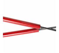 Resortes Gas Para Capó Para Chevy Para Volt 2011-2015 Portón Trasero Coche Elevador Maletero Puntales Gas Amortiguador Varilla Hidráulica Capó Delantero Soporte(Red carbon fiber)
