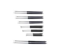 Resortes Gas Resortes Gas Universales Para Puerta Trasera Coche Barra Soporte Elevación Resorte Cama Barco 300-600mm 800N 2 Uds Resorte Gas Maletero(350mm)