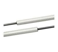 Resortes Golpes Amortiguadores Para B&ENZ Para Vito W447 2014-2023 Para Metris EQV Soporte Elevación Pistones Varilla Puerta Trasera Amortiguador(Silver carbon fiber)